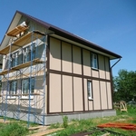 Строительство каркасных домов в Беларуси по  канадской каркасно-панель
