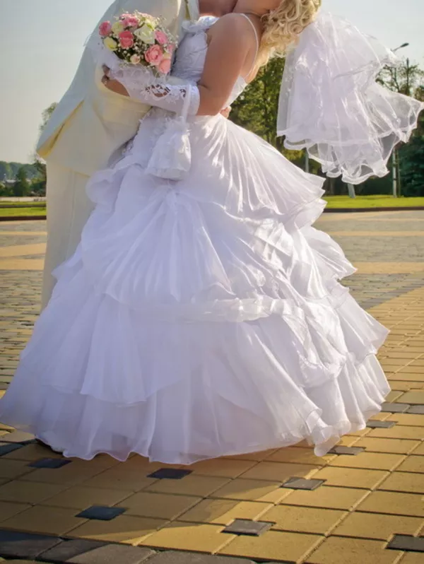 очень красивое свадебное платье 3