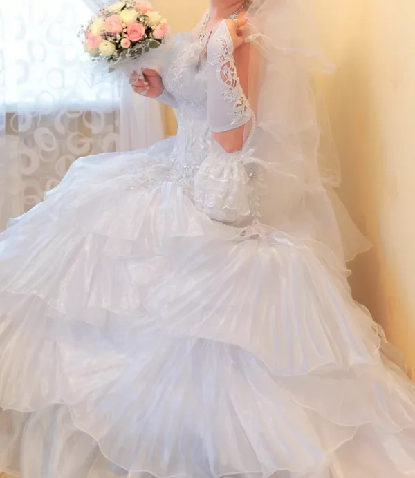 очень красивое свадебное платье 4