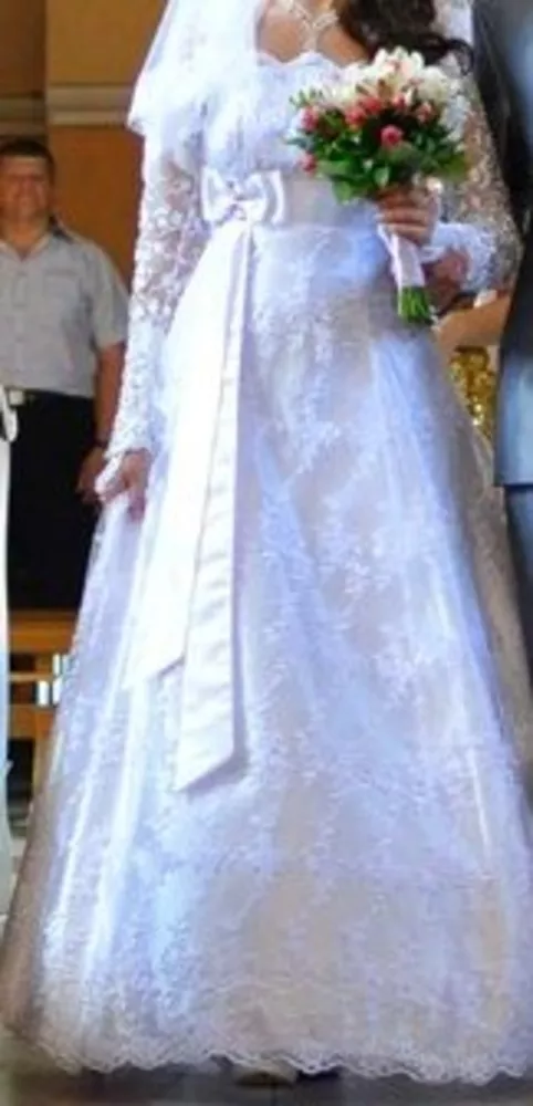 Свадебное платье А-силуэта 2
