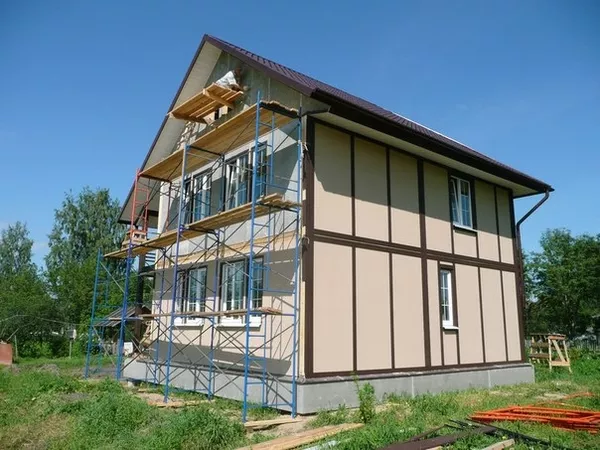 Строительство каркасных домов в Беларуси по  канадской каркасно-панель