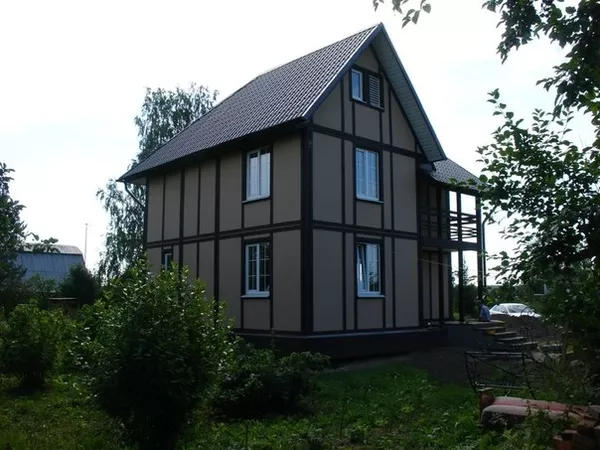 Строительство каркасных домов в Беларуси по  канадской каркасно-панель 2