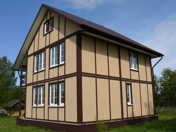 Строительство каркасных домов в Беларуси по  канадской каркасно-панель 3